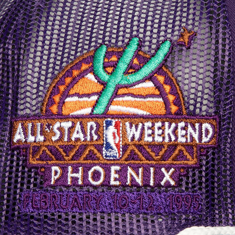 Mitchell & Ness Phoenix Suns Roper Meshback Trucker Snapback Hat Purple