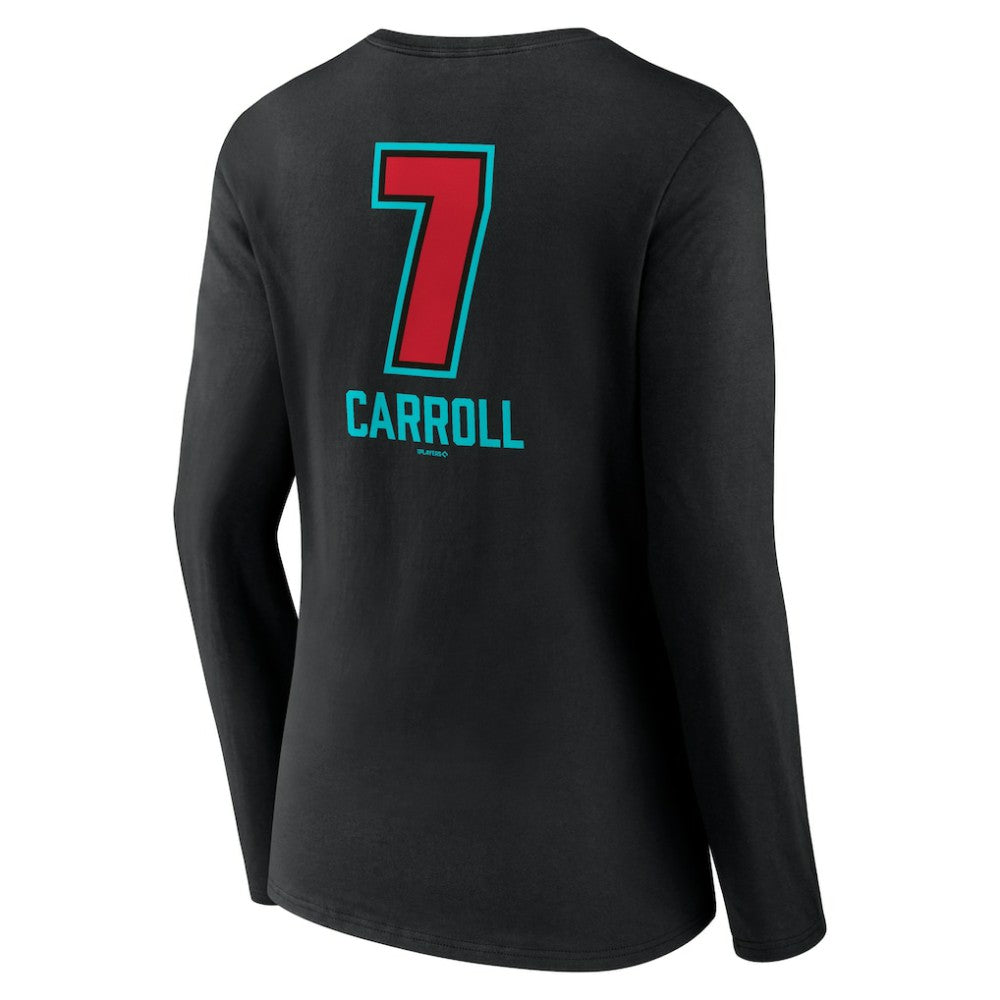 Corbin Carroll Arizona Diamondbacks Women's Name & Number Fastball V-Neck Long Sleeve T-Shirt for sale