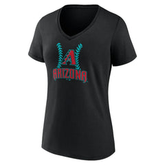 Corbin Carroll Arizona Diamondbacks Women's Name & Number Fastball V-Neck T-Shirt Outlet