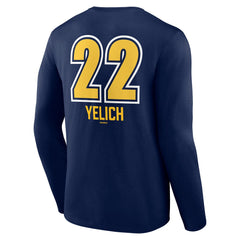 Christian Yelich Milwaukee Brewers Name & Number Fastball Long Sleeve T-Shirt Outlet