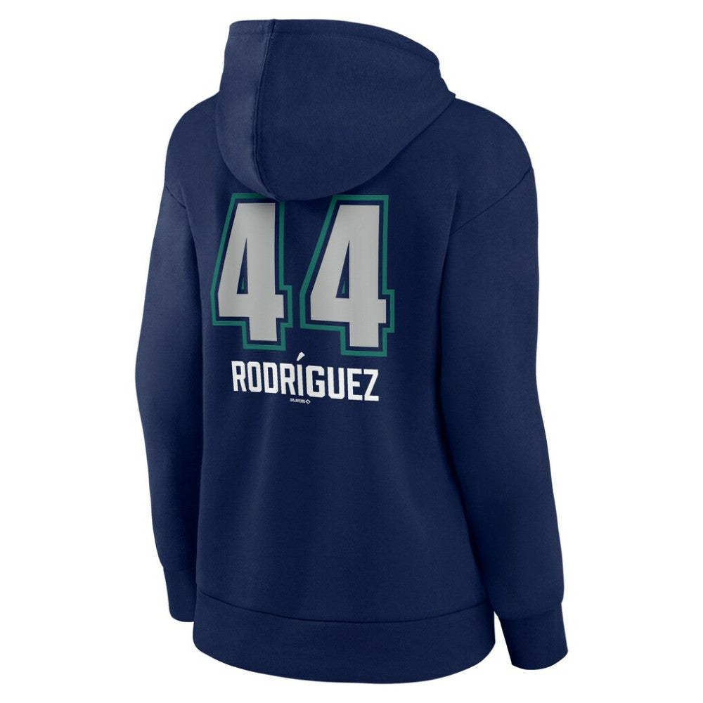 Julio Rodríguez Seattle Mariners Women's Name & Number Fastball Pullover Hoodie Outlet