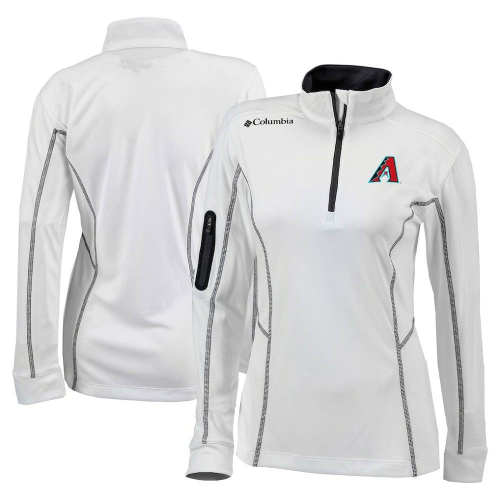 Arizona Diamondbacks Columbia Women's Omni-Wick Shotgun Quarter-Zip Pullover Top for sale