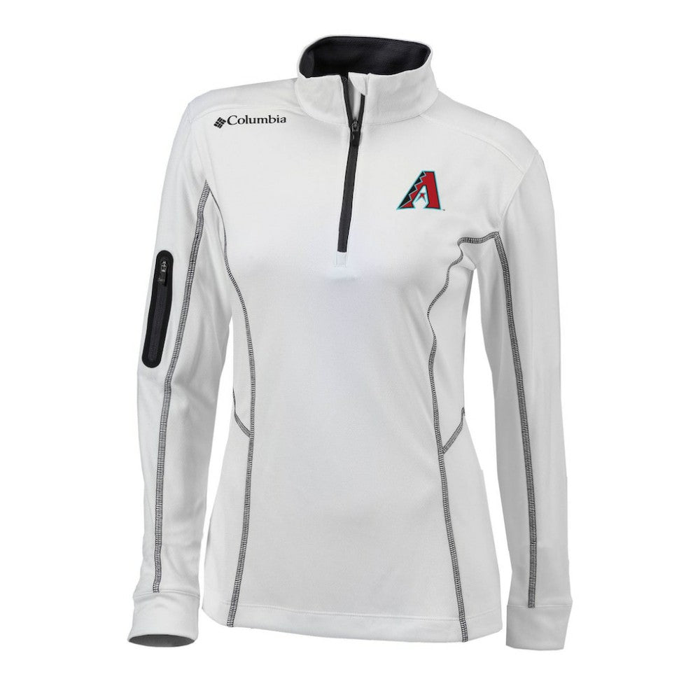 Arizona Diamondbacks Columbia Women's Omni-Wick Shotgun Quarter-Zip Pullover Top for sale