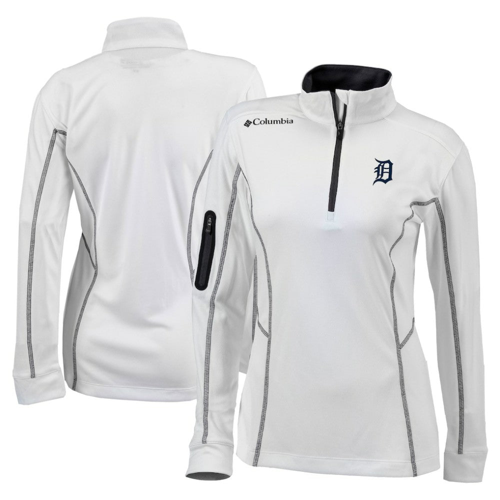 Detroit Tigers Columbia Women's Omni-Wick Shotgun Quarter-Zip Pullover Top for sale