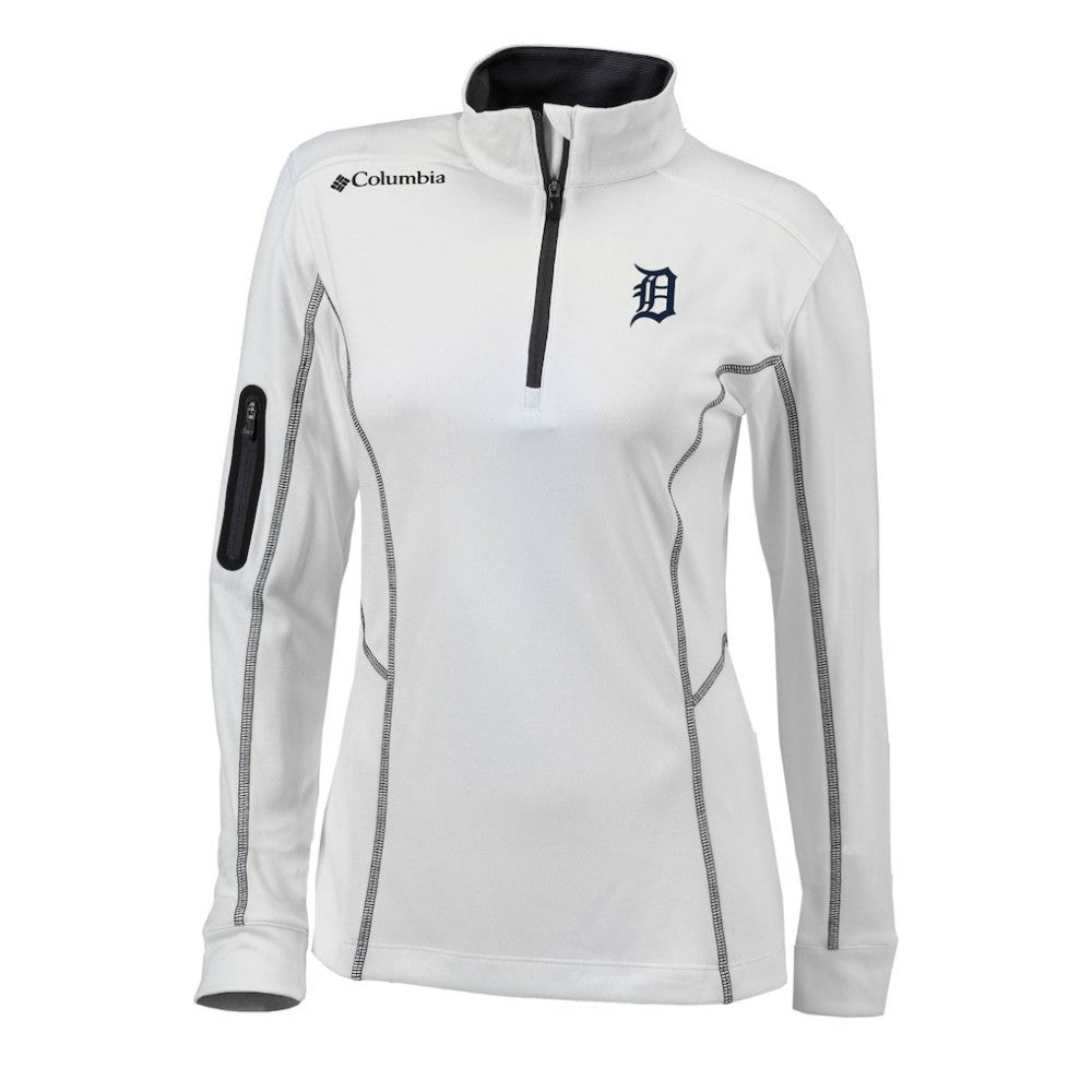 Detroit Tigers Columbia Women's Omni-Wick Shotgun Quarter-Zip Pullover Top for sale