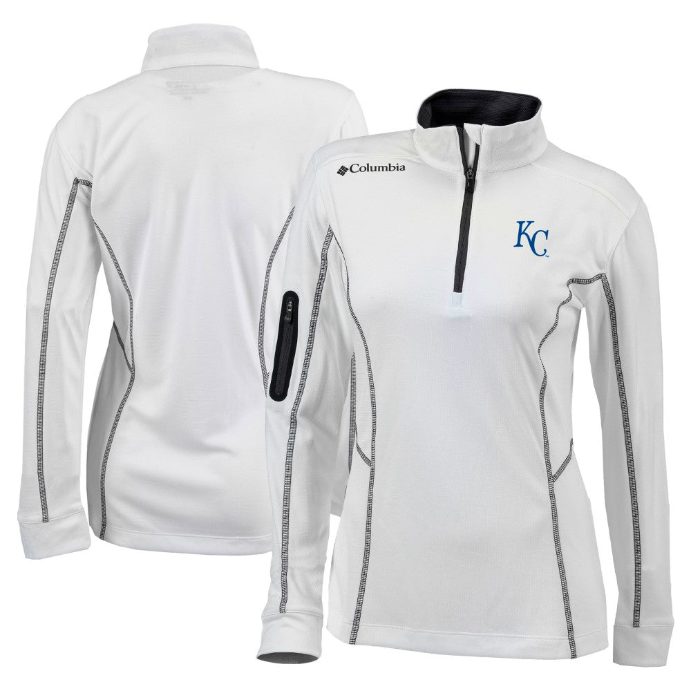Kansas City Royals Columbia Women's Omni-Wick Shotgun Quarter-Zip Pullover Top Online