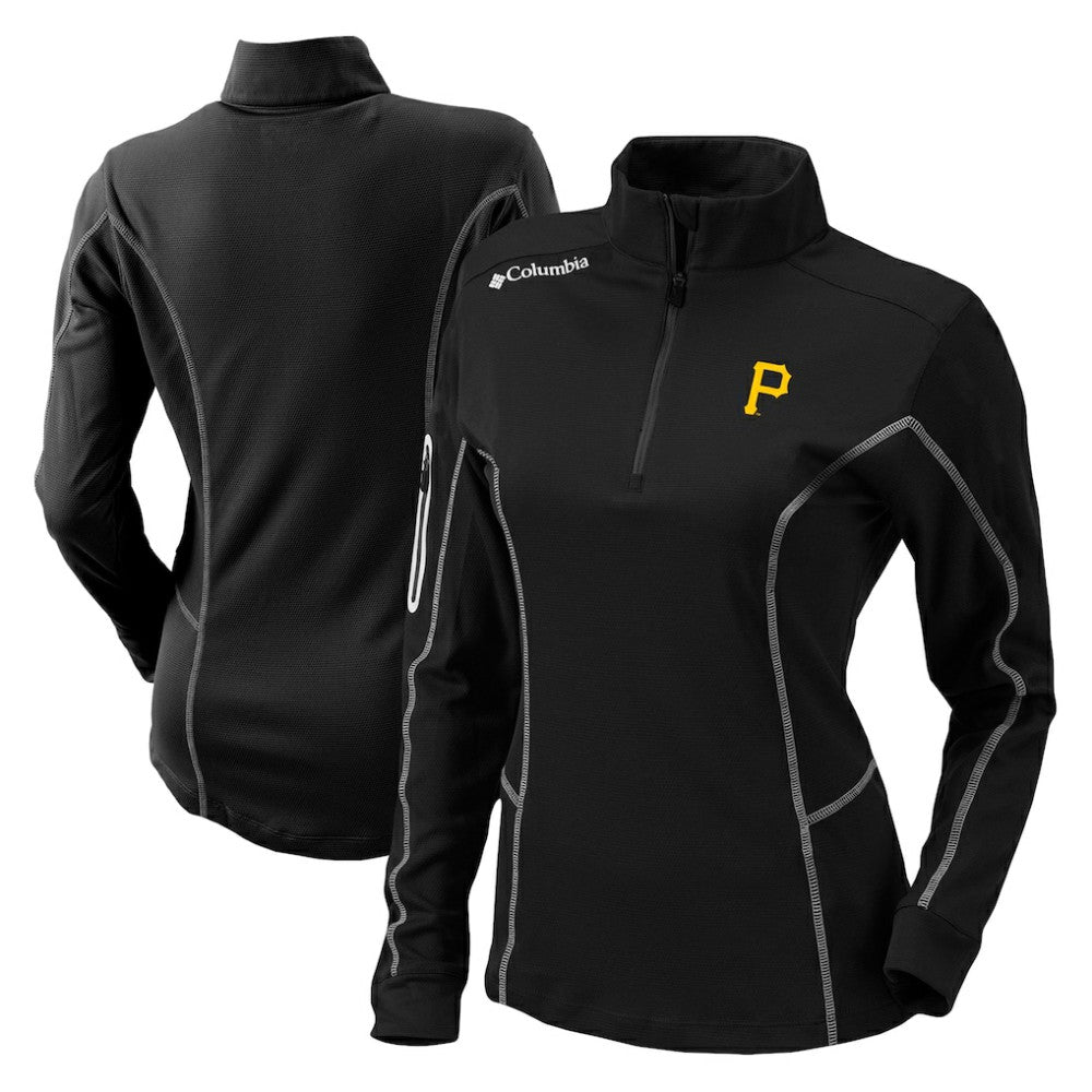 Pittsburgh Pirates Columbia Women's Omni-Wick Shotgun Quarter-Zip Pullover Top Online