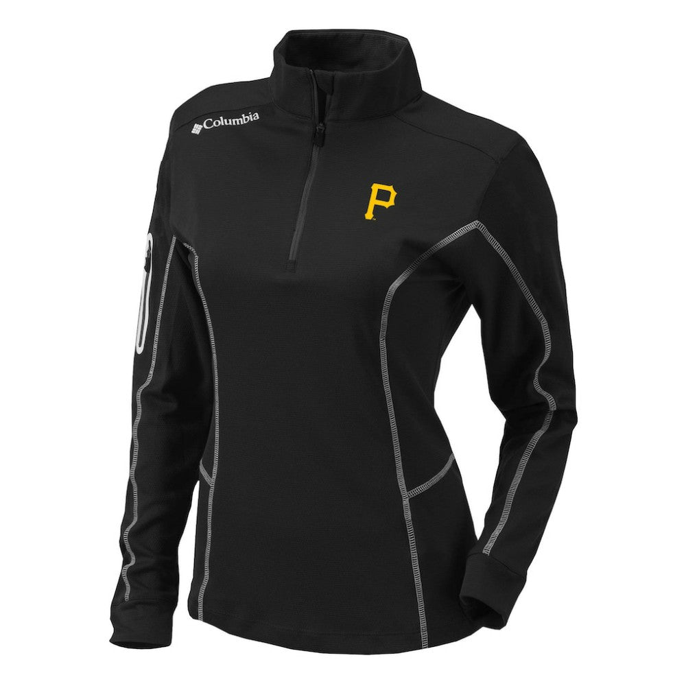 Pittsburgh Pirates Columbia Women's Omni-Wick Shotgun Quarter-Zip Pullover Top Online