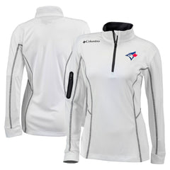 Toronto Blue Jays Columbia Women's Omni-Wick Shotgun Quarter-Zip Pullover Top Sale