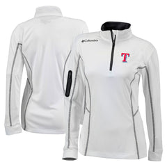 Texas Rangers Columbia Women's Omni-Wick Shotgun Quarter-Zip Pullover Top Online