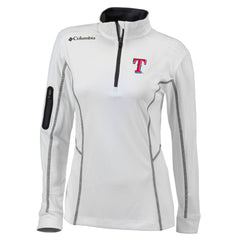 Texas Rangers Columbia Women's Omni-Wick Shotgun Quarter-Zip Pullover Top Online