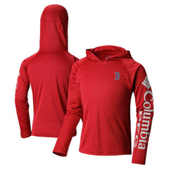 Boston Red Sox Columbia Youth Terminal Tackle Long Sleeve Hoodie T-Shirt Discount
