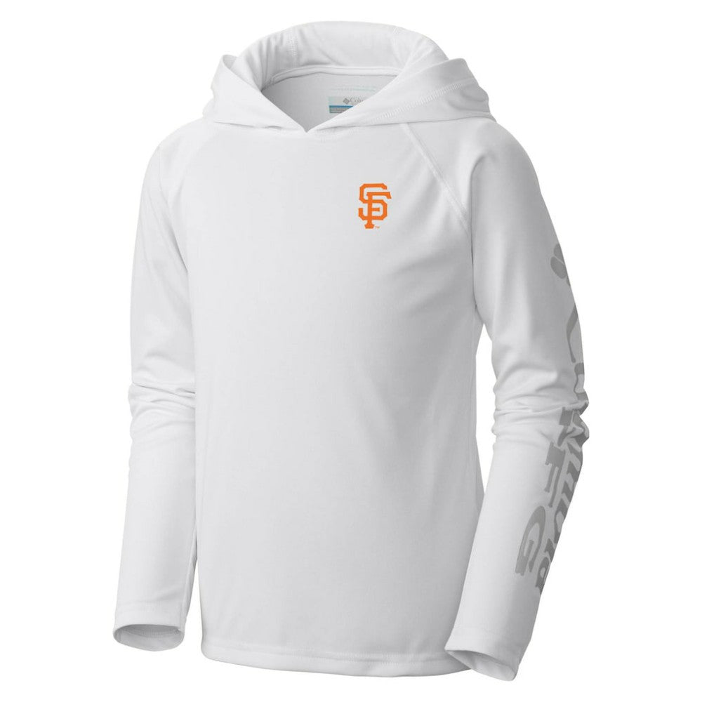 San Francisco Giants Columbia Youth Terminal Tackle Long Sleeve Hoodie T-Shirt Discount