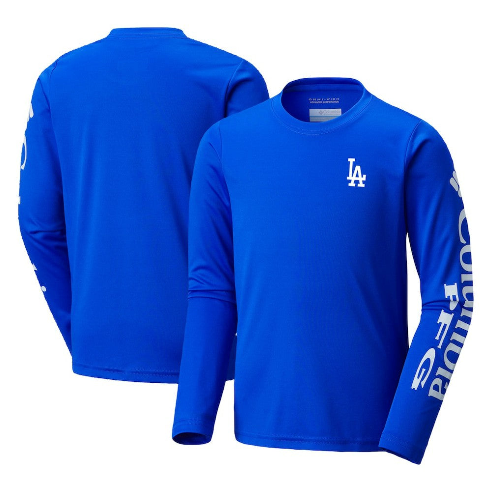 Los Angeles Dodgers Columbia Youth Terminal Tackle Long Sleeve T-Shirt Near Me