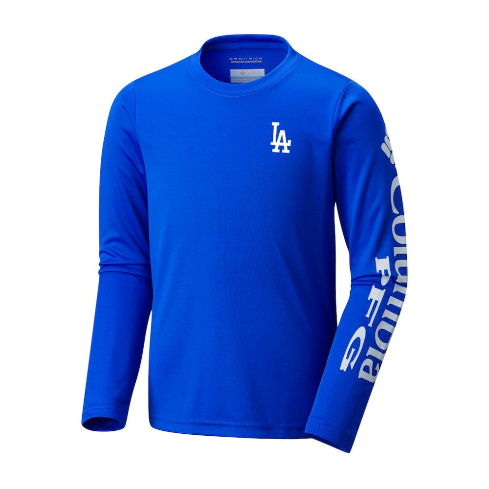 Los Angeles Dodgers Columbia Youth Terminal Tackle Long Sleeve T-Shirt Near Me