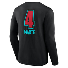 Ketel Marte Arizona Diamondbacks Name & Number Fastball Long Sleeve T-Shirt Outlet