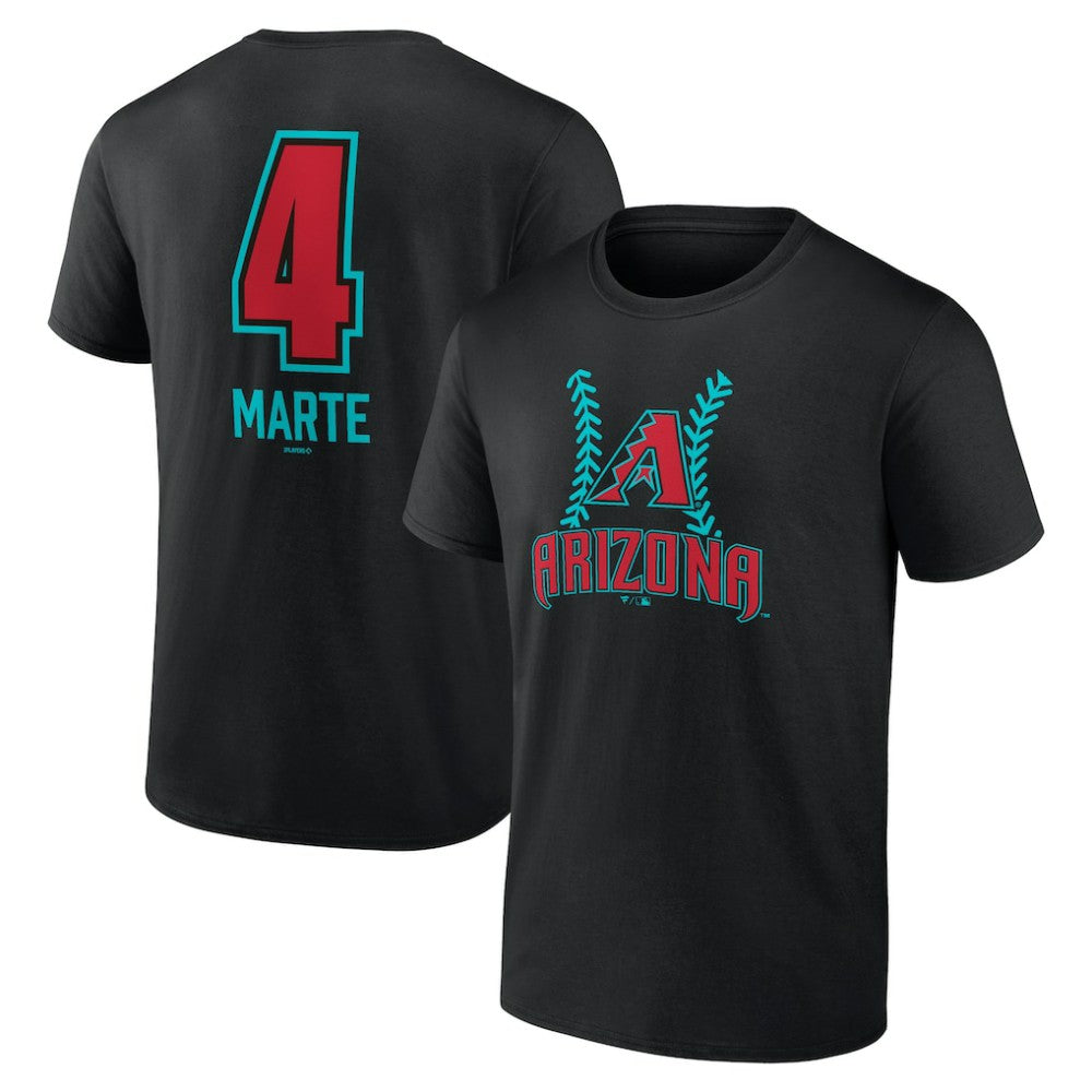 Ketel Marte Arizona Diamondbacks Name & Number Fastball T-Shirt Outlet