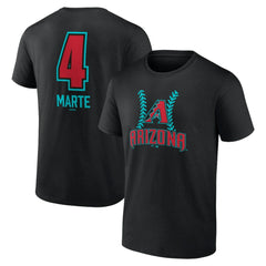 Ketel Marte Arizona Diamondbacks Name & Number Fastball T-Shirt Outlet