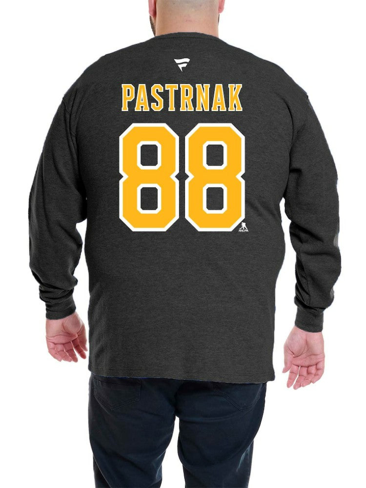 David Pastrnak Boston Bruins Profile Big & Tall Name & Number Thermal Pullover Sweatshirt - Black | NHL online