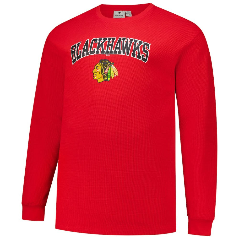 Connor Bedard Chicago Blackhawks Profile Big & Tall Name & Number Thermal Pullover Sweatshirt - Red | NHL near me