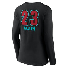 Zac Gallen Arizona Diamondbacks Women's Name & Number Fastball V-Neck Long Sleeve T-Shirt Online