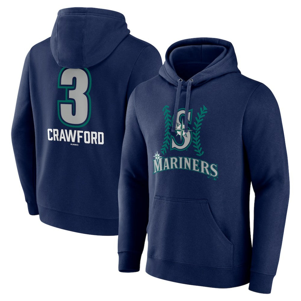 J.P. Crawford Seattle Mariners Name & Number Fastball Pullover Hoodie Sale