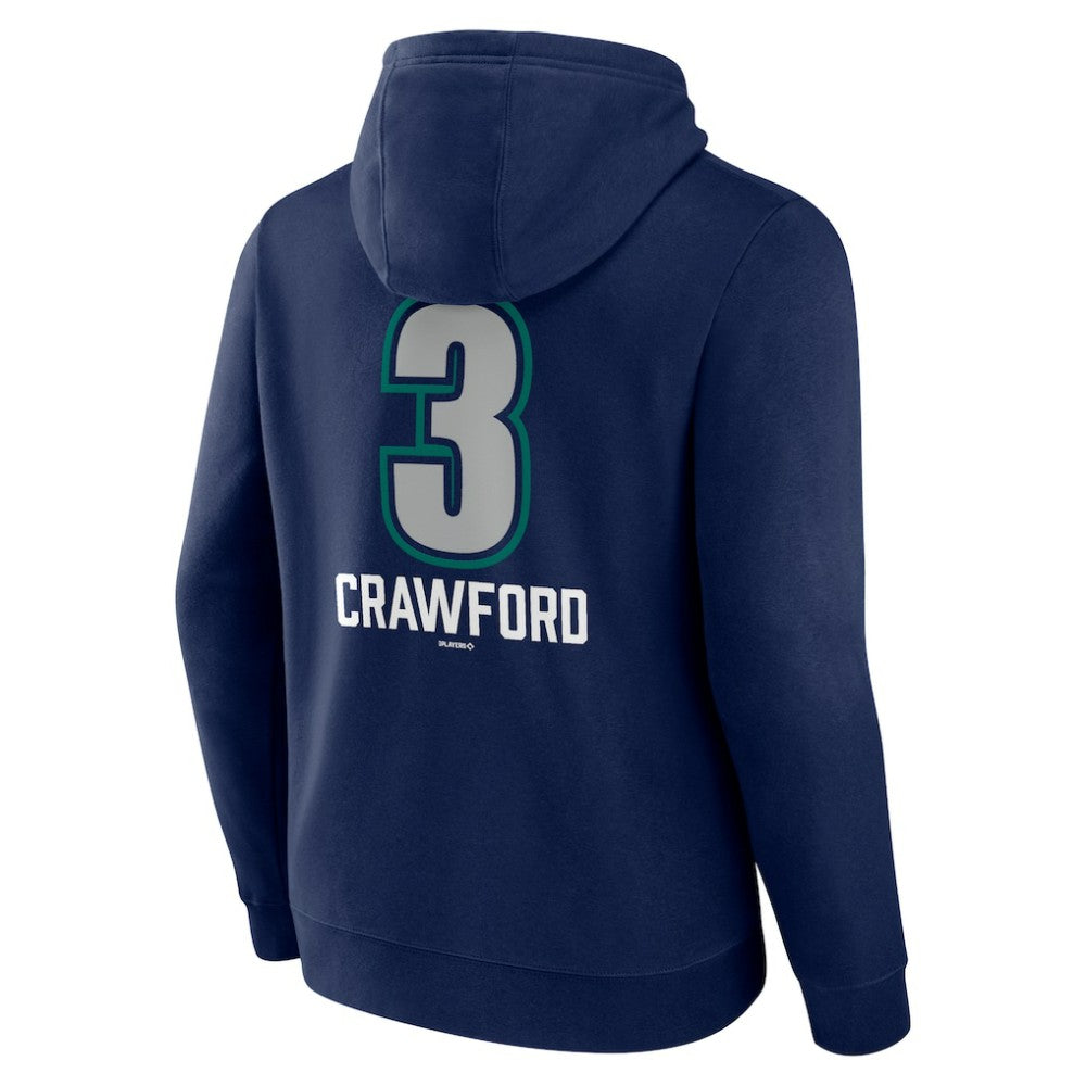J.P. Crawford Seattle Mariners Name & Number Fastball Pullover Hoodie Sale