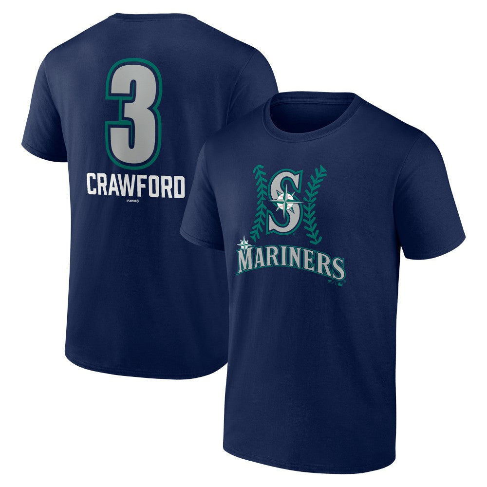 J.P. Crawford Seattle Mariners Name & Number Fastball T-Shirt Outlet