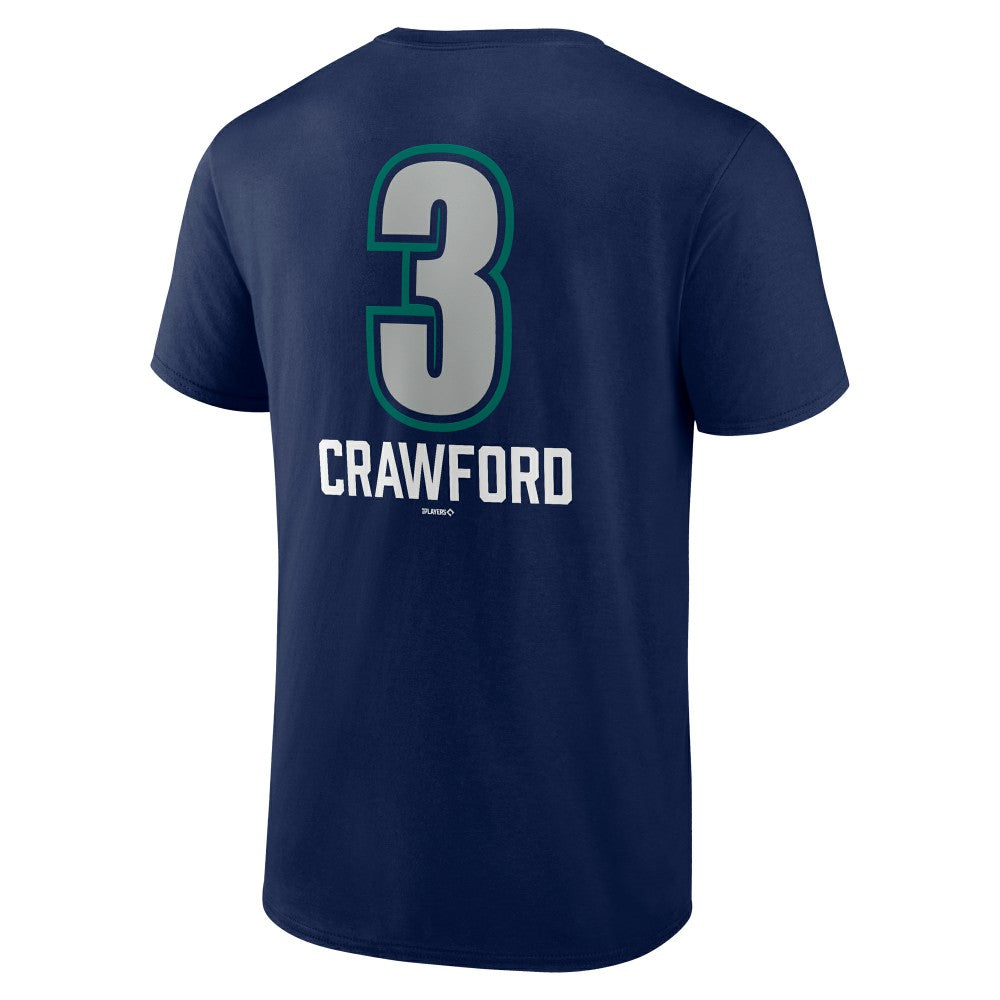 J.P. Crawford Seattle Mariners Name & Number Fastball T-Shirt Outlet