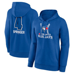 George Springer Toronto Blue Jays Women's Name & Number Fastball Pullover Hoodie Sale