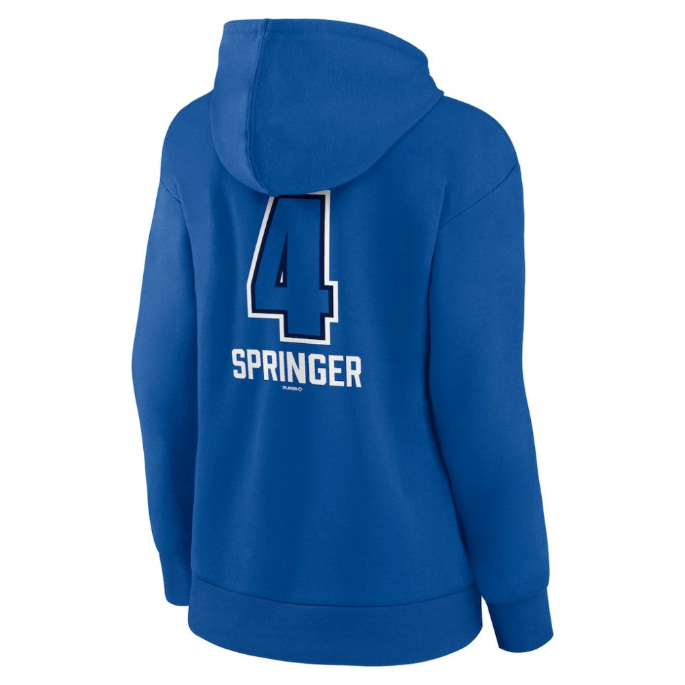 George Springer Toronto Blue Jays Women's Name & Number Fastball Pullover Hoodie Sale