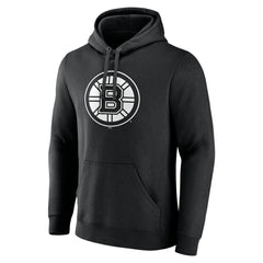 Boston Bruins Personalized Name & Number Monochrome Pullover Hoodie - Black | NHL sale