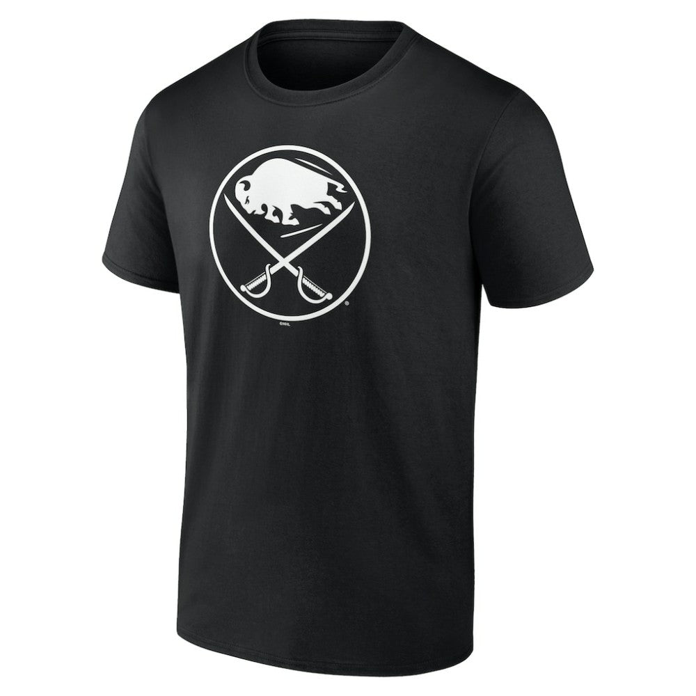 Buffalo Sabres Personalized Name & Number Monochrome T-Shirt - Black | NHL Clearance