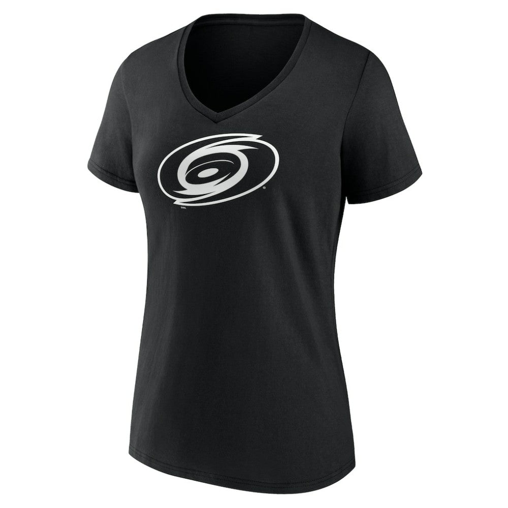 Carolina Hurricanes Women's Personalized Name & Number Monochrome V-Neck T-Shirt - Black | NHL discount