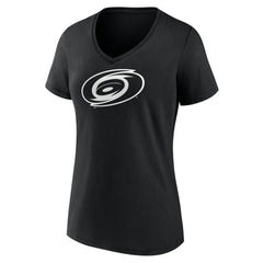 Carolina Hurricanes Women's Personalized Name & Number Monochrome V-Neck T-Shirt - Black | NHL discount