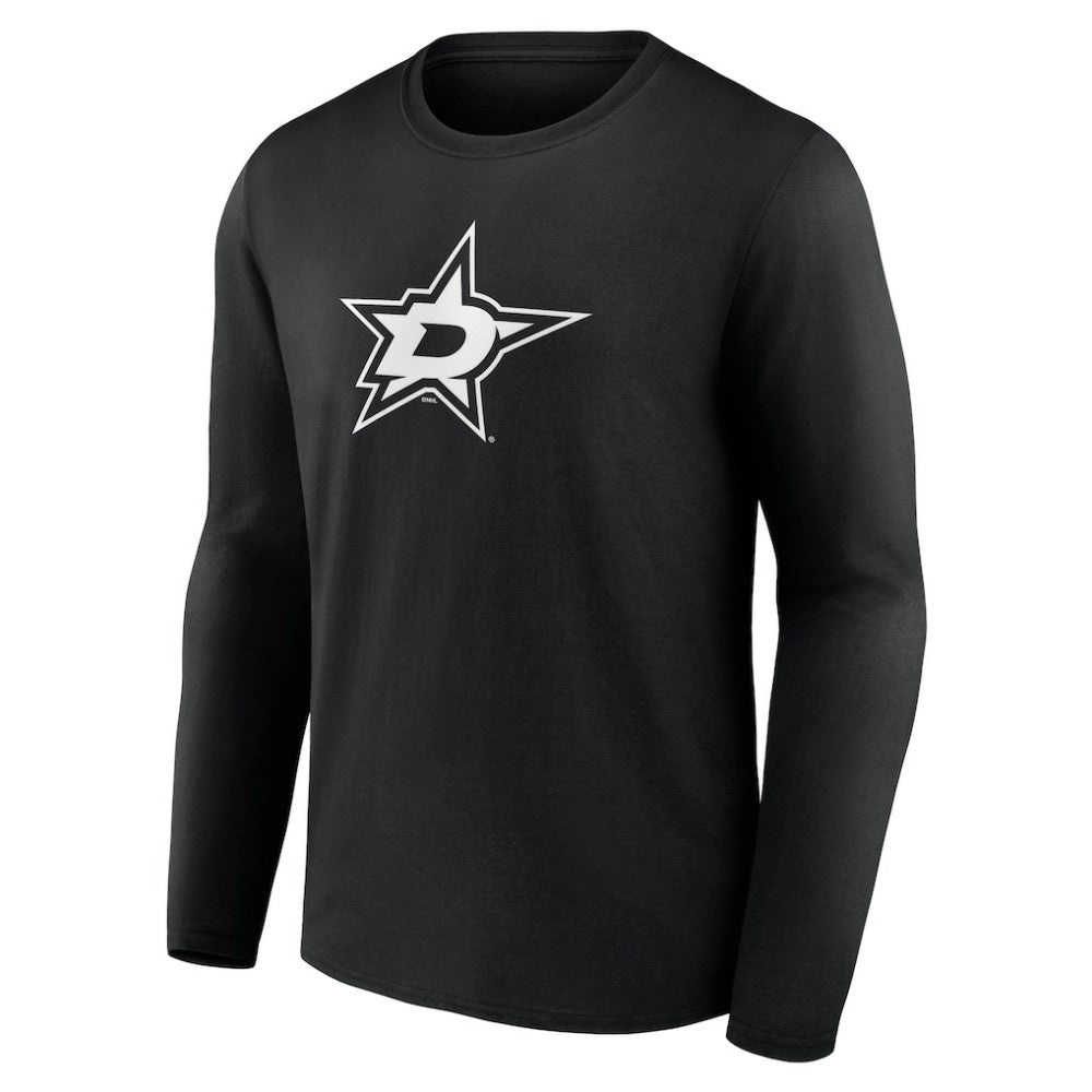 Dallas Stars Personalized Name & Number Monochrome Long Sleeve T-Shirt - Black | NHL discount