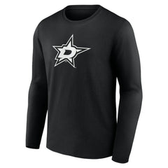 Dallas Stars Personalized Name & Number Monochrome Long Sleeve T-Shirt - Black | NHL discount