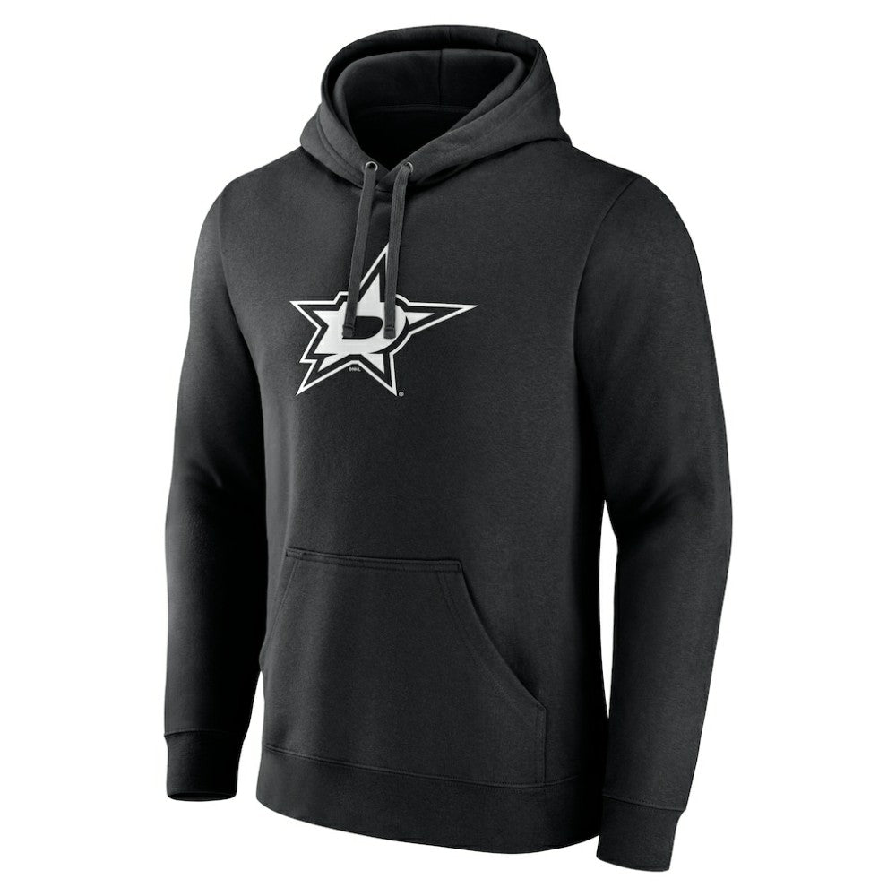 Dallas Stars Personalized Name & Number Monochrome Pullover Hoodie - Black | NHL sale