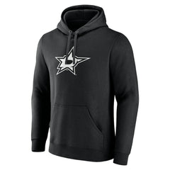 Dallas Stars Personalized Name & Number Monochrome Pullover Hoodie - Black | NHL sale
