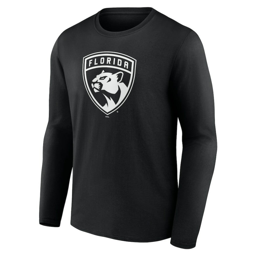 Florida Panthers Personalized Name & Number Monochrome Long Sleeve T-Shirt - Black | NHL near me
