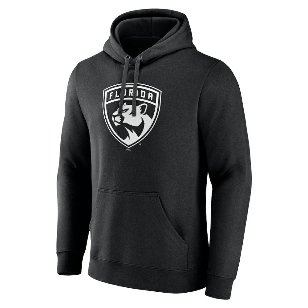 Florida Panthers Personalized Name & Number Monochrome Pullover Hoodie - Black | NHL Clearance