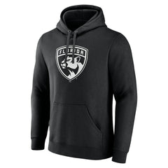 Florida Panthers Personalized Name & Number Monochrome Pullover Hoodie - Black | NHL Clearance