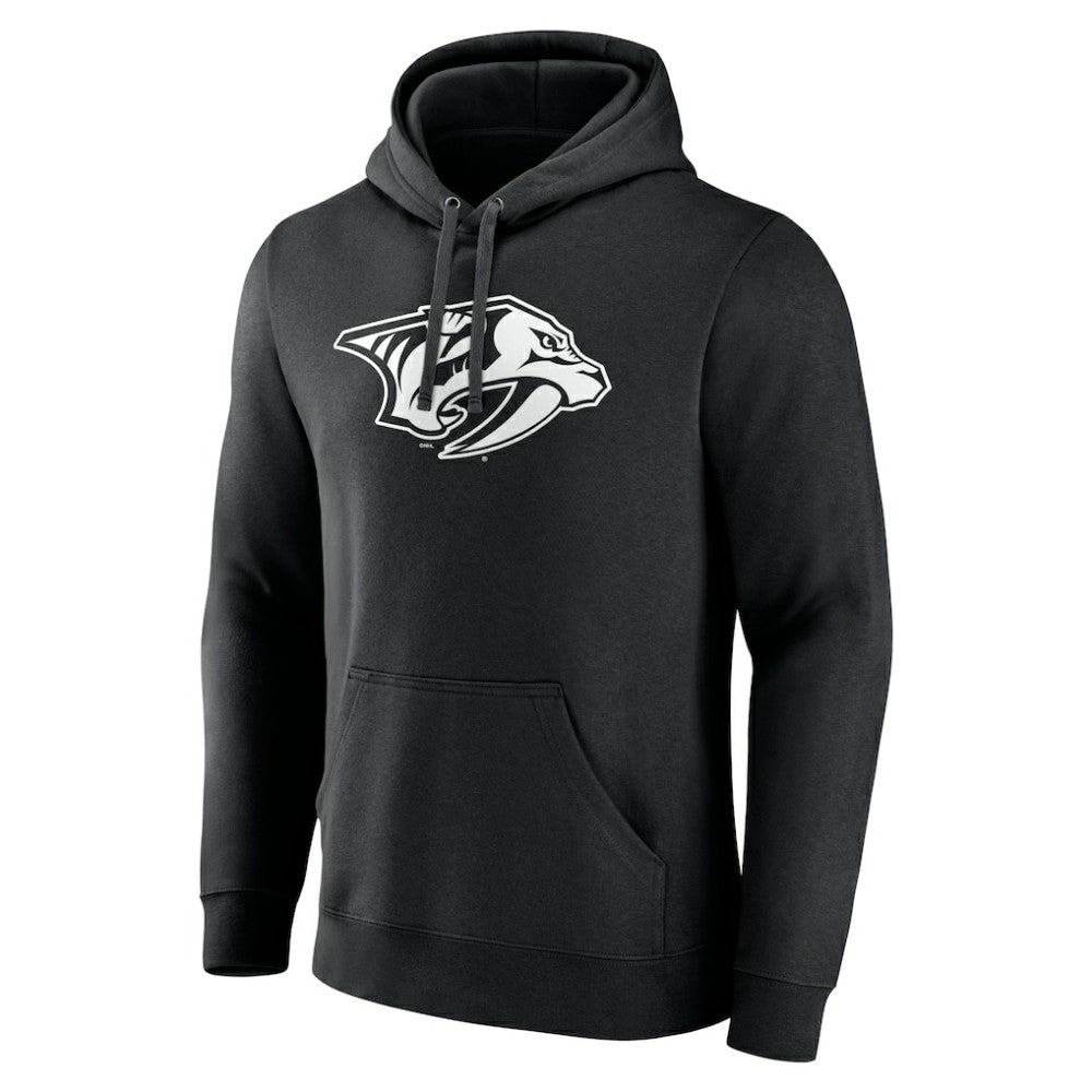 Nashville Predators Personalized Name & Number Monochrome Pullover Hoodie - Black | NHL on sale