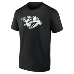 Nashville Predators Personalized Name & Number Monochrome T-Shirt - Black | NHL sale