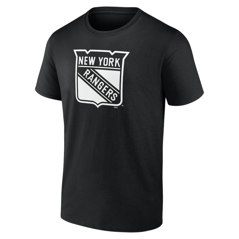 New York Rangers Personalized Name & Number Monochrome T-Shirt - Black | NHL Clearance