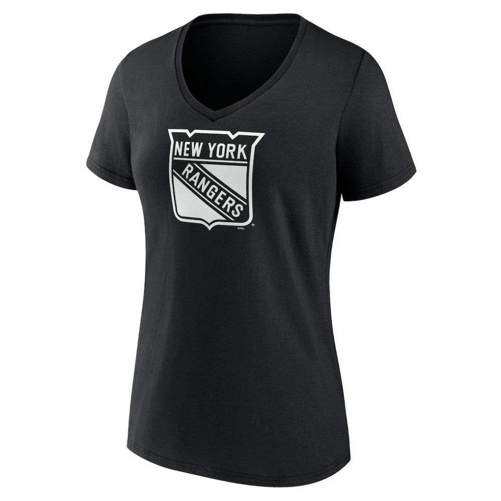 New York Rangers Women's Personalized Name & Number Monochrome V-Neck T-Shirt - Black | NHL discount