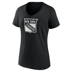 New York Rangers Women's Personalized Name & Number Monochrome V-Neck T-Shirt - Black | NHL discount
