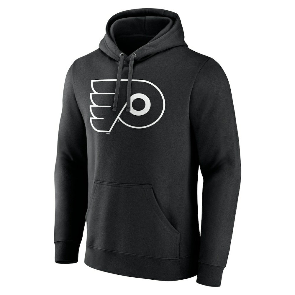 Philadelphia Flyers Personalized Name & Number Monochrome Pullover Hoodie - Black | NHL on sale