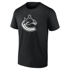 Vancouver Canucks Personalized Name & Number Monochrome T-Shirt - Black | NHL discount