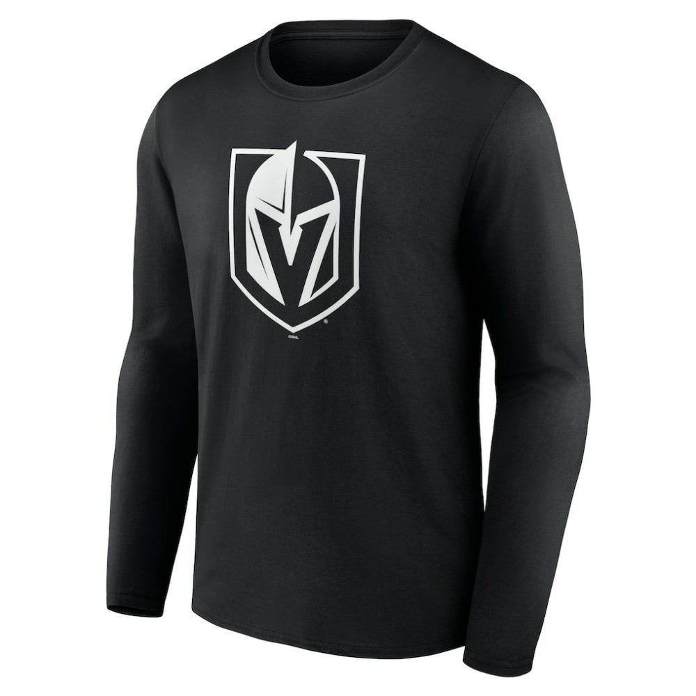 Vegas Golden Knights Personalized Name & Number Monochrome Long Sleeve T-Shirt - Black | NHL discount